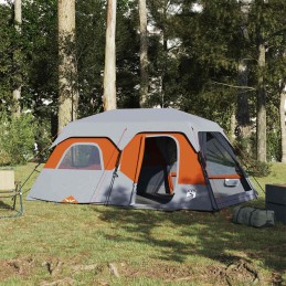 Acquista Tenda Campeggio 9 Persone Grigio e Arancione Impermeabile con riferimento GHV-94300 della ditta 
