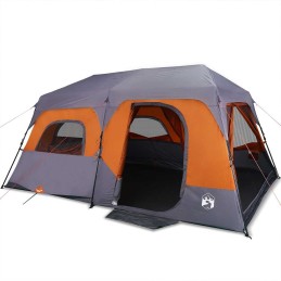 Acquista Tenda Campeggio 9 Persone Grigio e Arancione Impermeabile con riferimento GHV-94300 della ditta 