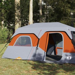 Acquista Tenda Campeggio 9 Persone Grigio e Arancione Impermeabile con riferimento GHV-94300 della ditta 