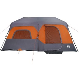 Acquista Tenda Campeggio 9 Persone Grigio e Arancione Impermeabile con riferimento GHV-94300 della ditta 