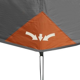 Acquista Tenda Campeggio 9 Persone Grigio e Arancione Impermeabile con riferimento GHV-94300 della ditta 