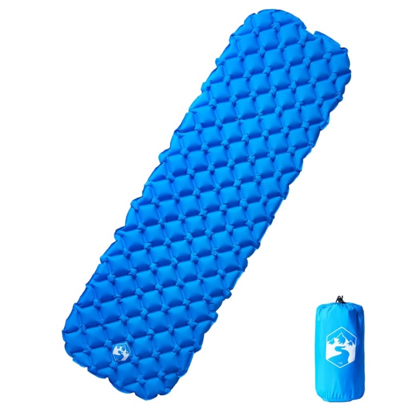 Acquista Materasso Campeggio Gonfiabile 1 Persona Blu Marino 190x58x6 cm con riferimento GHV-4007115 della ditta 