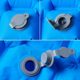 Acquista Materasso Campeggio Gonfiabile 1 Persona Blu Marino 190x58x6 cm con riferimento GHV-4007115 della ditta 