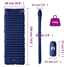 Acquista Materasso Campeggio Autogonfiabile Cuscini 1 Persona Blu Marino con riferimento GHV-4007122 della ditta 
