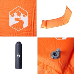 Acquista Materasso Campeggio Autogonfiabile Cuscini 1 Persona Arancio con riferimento GHV-4007129 della ditta 