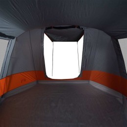 Acquista Tenda da Campeggio a Tunnel per 4 Persone Grigio e Arancione con riferimento GHV-94630 della ditta 