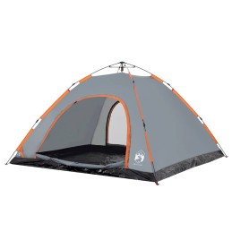 Acquista Tenda Campeggio 5 Persone Grigio e Arancione a Rilascio Rapido con riferimento GHV-4004175 della ditta 