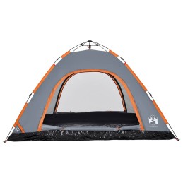 Acquista Tenda Campeggio 5 Persone Grigio e Arancione a Rilascio Rapido con riferimento GHV-4004175 della ditta 