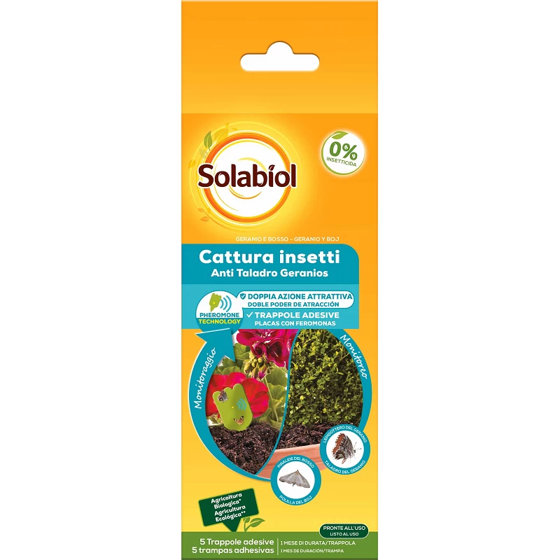 Acquista Solabiol Cattura Insetti Geranio E Bosso con riferimento 86600033 della ditta SBM life science
