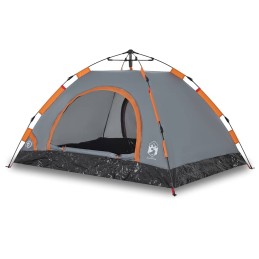 Acquista Tenda Campeggio 2 Persone Grigio e Arancione a Rilascio Rapido con riferimento GHV-4004163 della ditta 