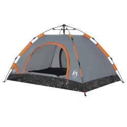 Acquista Tenda Campeggio 2 Persone Grigio e Arancione a Rilascio Rapido con riferimento GHV-4004163 della ditta 