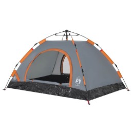 Acquista Tenda Campeggio 2 Persone Grigio e Arancione a Rilascio Rapido con riferimento GHV-4004163 della ditta 