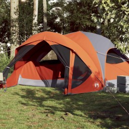 Acquista Tenda Familiare Cabina 6 Persone Grigia Arancione Impermeabile con riferimento GHV-94639 della ditta 
