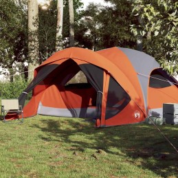 Acquista Tenda Familiare Cabina 6 Persone Grigia Arancione Impermeabile con riferimento GHV-94639 della ditta 