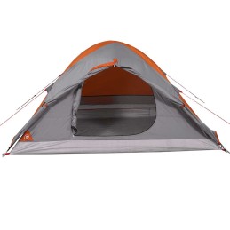 Acquista Tenda da Campeggio a Cupola 2 Persone Grigio e Arancione con riferimento GHV-94645 della ditta 