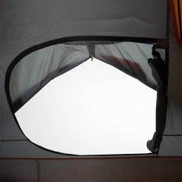 Acquista Tenda da Campeggio a Cupola 2 Persone Grigio e Arancione con riferimento GHV-94645 della ditta 