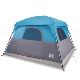 Acquista Tenda da Campeggio a Cabina per 4 Persone Blu Impermeabile con riferimento GHV-94543 della ditta 