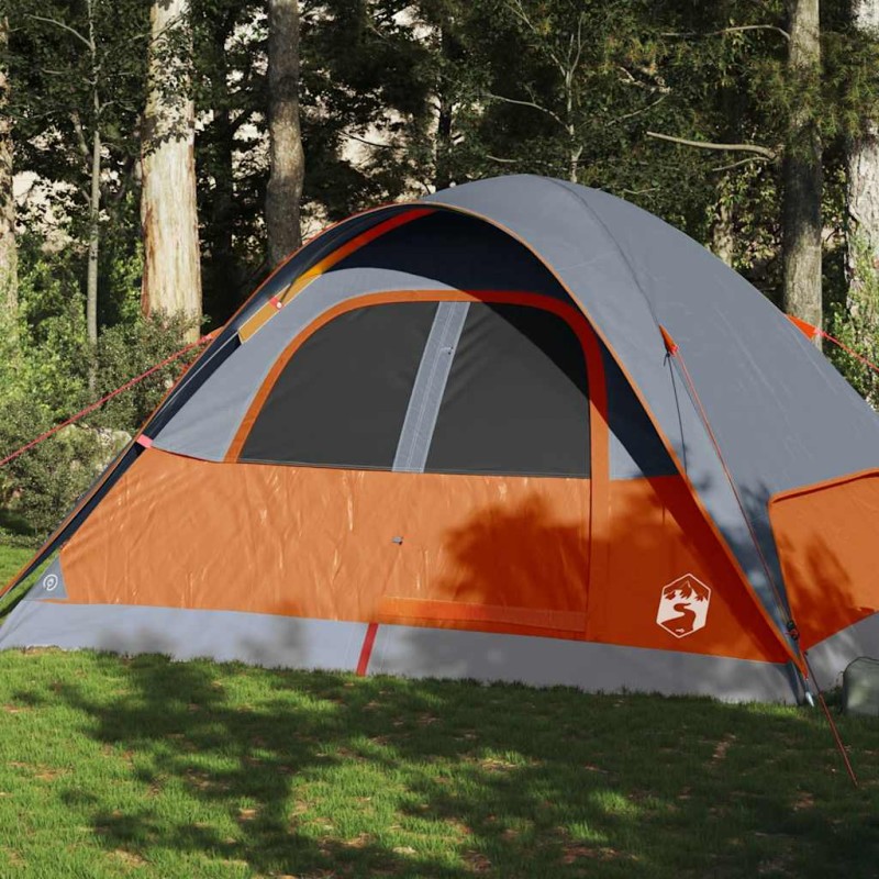 Acquista Tenda Familiare a Cupola 6 Persone Arancione Impermeabile con riferimento GHV-94557 della ditta 