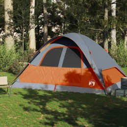 Acquista Tenda Familiare a Cupola 6 Persone Arancione Impermeabile con riferimento GHV-94557 della ditta 