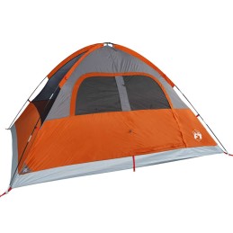 Acquista Tenda Familiare a Cupola 6 Persone Arancione Impermeabile con riferimento GHV-94557 della ditta 