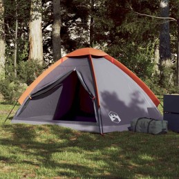 Acquista Tenda da Campeggio a Cupola 2 Persone Grigio e Arancione con riferimento GHV-94761 della ditta 