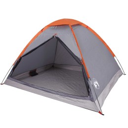 Acquista Tenda da Campeggio a Cupola 2 Persone Grigio e Arancione con riferimento GHV-94761 della ditta 