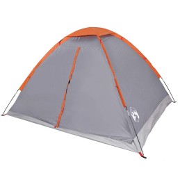Acquista Tenda da Campeggio a Cupola 2 Persone Grigio e Arancione con riferimento GHV-94761 della ditta 