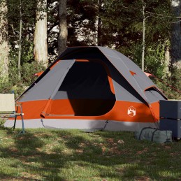 Acquista Tenda da Campeggio a Cupola 2 Persone Grigio e Arancione con riferimento GHV-94775 della ditta 