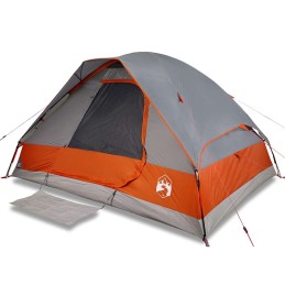 Acquista Tenda da Campeggio a Cupola 2 Persone Grigio e Arancione con riferimento GHV-94775 della ditta 