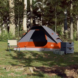 Acquista Tenda da Campeggio a Cupola 2 Persone Grigio e Arancione con riferimento GHV-94775 della ditta 