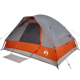 Acquista Tenda da Campeggio a Cupola 2 Persone Grigio e Arancione con riferimento GHV-94775 della ditta 