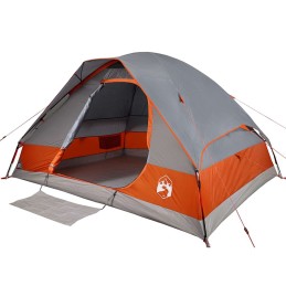 Acquista Tenda da Campeggio a Cupola 2 Persone Grigio e Arancione con riferimento GHV-94775 della ditta 