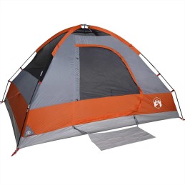 Acquista Tenda da Campeggio a Cupola 2 Persone Grigio e Arancione con riferimento GHV-94775 della ditta 
