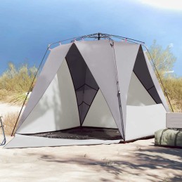 Acquista Tenda da Spiaggia 4 Persone Grigio Rilascio Rapido Impermeabile con riferimento GHV-4005307 della ditta 