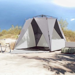 Acquista Tenda da Spiaggia 4 Persone Grigio Rilascio Rapido Impermeabile con riferimento GHV-4005307 della ditta 