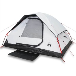 Acquista Tenda Campeggio a Cupola 4 Persone Bianca Tessuto Impermeabile con riferimento GHV-94780 della ditta 