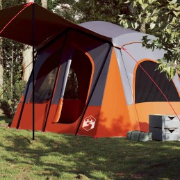 Acquista Tenda Campeggio Cabina 5 Persone Grigio Arancione Impermeabile con riferimento GHV-94754 della ditta 