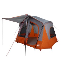 Acquista Tenda Campeggio Cabina 5 Persone Grigio Arancione Impermeabile con riferimento GHV-94754 della ditta 