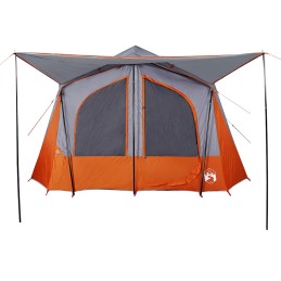 Acquista Tenda Campeggio Cabina 5 Persone Grigio Arancione Impermeabile con riferimento GHV-94754 della ditta 
