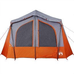 Acquista Tenda Campeggio Cabina 5 Persone Grigio Arancione Impermeabile con riferimento GHV-94754 della ditta 