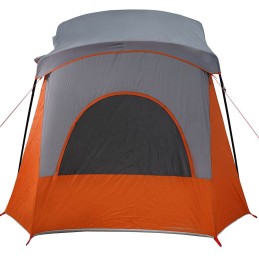 Acquista Tenda Campeggio Cabina 5 Persone Grigio Arancione Impermeabile con riferimento GHV-94754 della ditta 