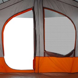 Acquista Tenda Campeggio Cabina 5 Persone Grigio Arancione Impermeabile con riferimento GHV-94754 della ditta 