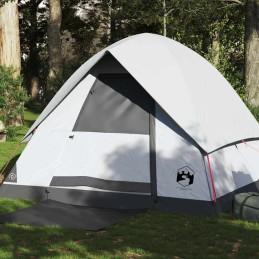 Acquista Tenda Campeggio a Cupola 4 Persone Bianca Tessuto Impermeabile con riferimento GHV-94702 della ditta 