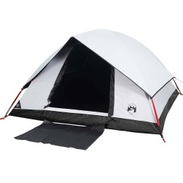 Acquista Tenda Campeggio a Cupola 4 Persone Bianca Tessuto Impermeabile con riferimento GHV-94702 della ditta 