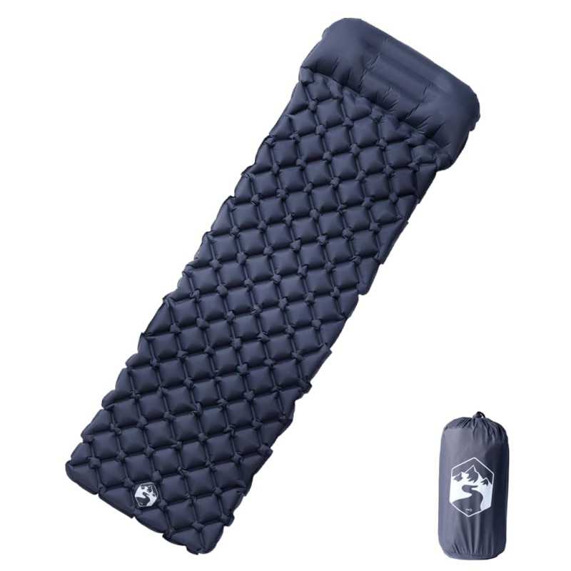 Acquista Materasso Campeggio Gonfiabile con Cuscino 1 Persona Grigio con riferimento GHV-4007108 della ditta 