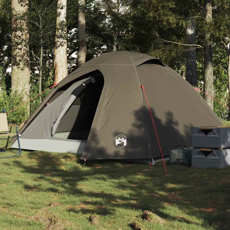 Acquista Tenda da Campeggio a Cupola per 3 Persone Marrone Impermeabile con riferimento GHV-4009616 della ditta 