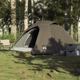 Acquista Tenda da Campeggio a Cupola per 3 Persone Marrone Impermeabile con riferimento GHV-4009616 della ditta 