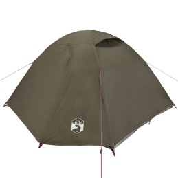 Acquista Tenda da Campeggio a Cupola per 3 Persone Marrone Impermeabile con riferimento GHV-4009616 della ditta 