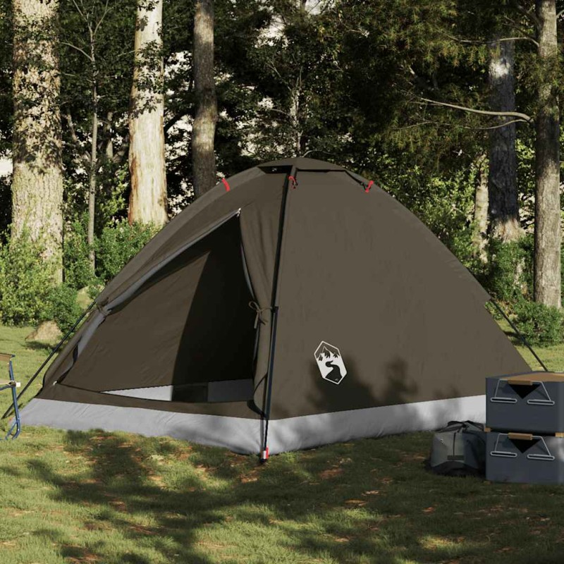 Acquista Tenda da Campeggio a Cupola per 4 Persone Marrone Impermeabile con riferimento GHV-4009637 della ditta 