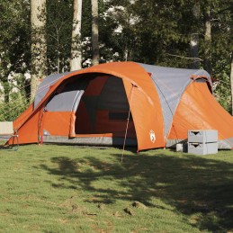 Acquista Tenda da Campeggio a Cupola 6 Persone Grigio e Arancione con riferimento GHV-4009469 della ditta 
